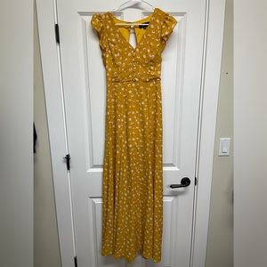 Lulus Yellow Maxi Dress